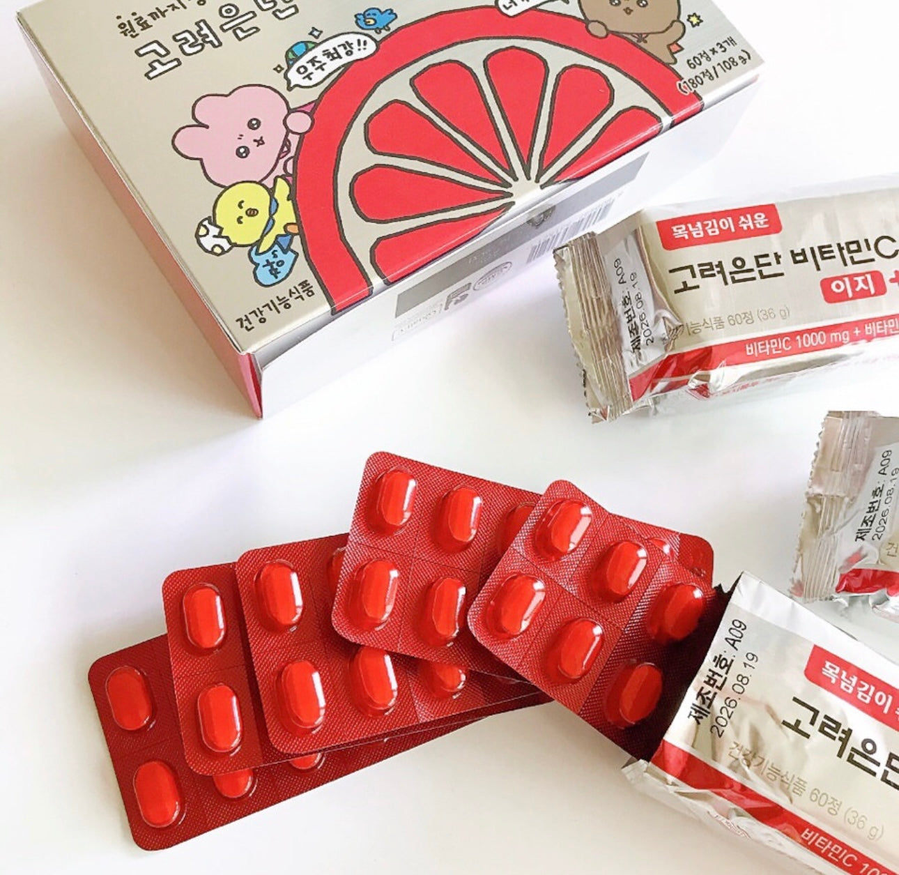 韓國銷售No.1💫 高麗銀丹 維他命C&D美白淡斑抗氧化營養補充🍋