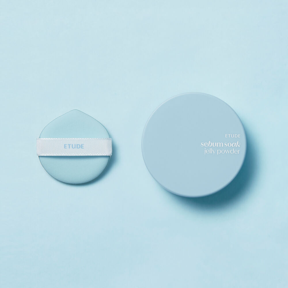 打造全天候柔霧裸肌🫧|Etude果凍控油柔焦定妝粉餅✨| Etude Sebum Soak Jelly Powder