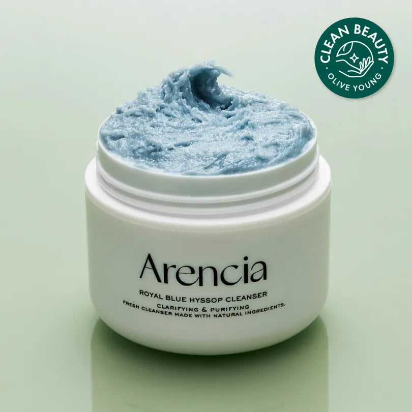 Arencia 玫瑰果光滑肌膚潔面面膜Fresh Royal Blue Hyssop Cleanser