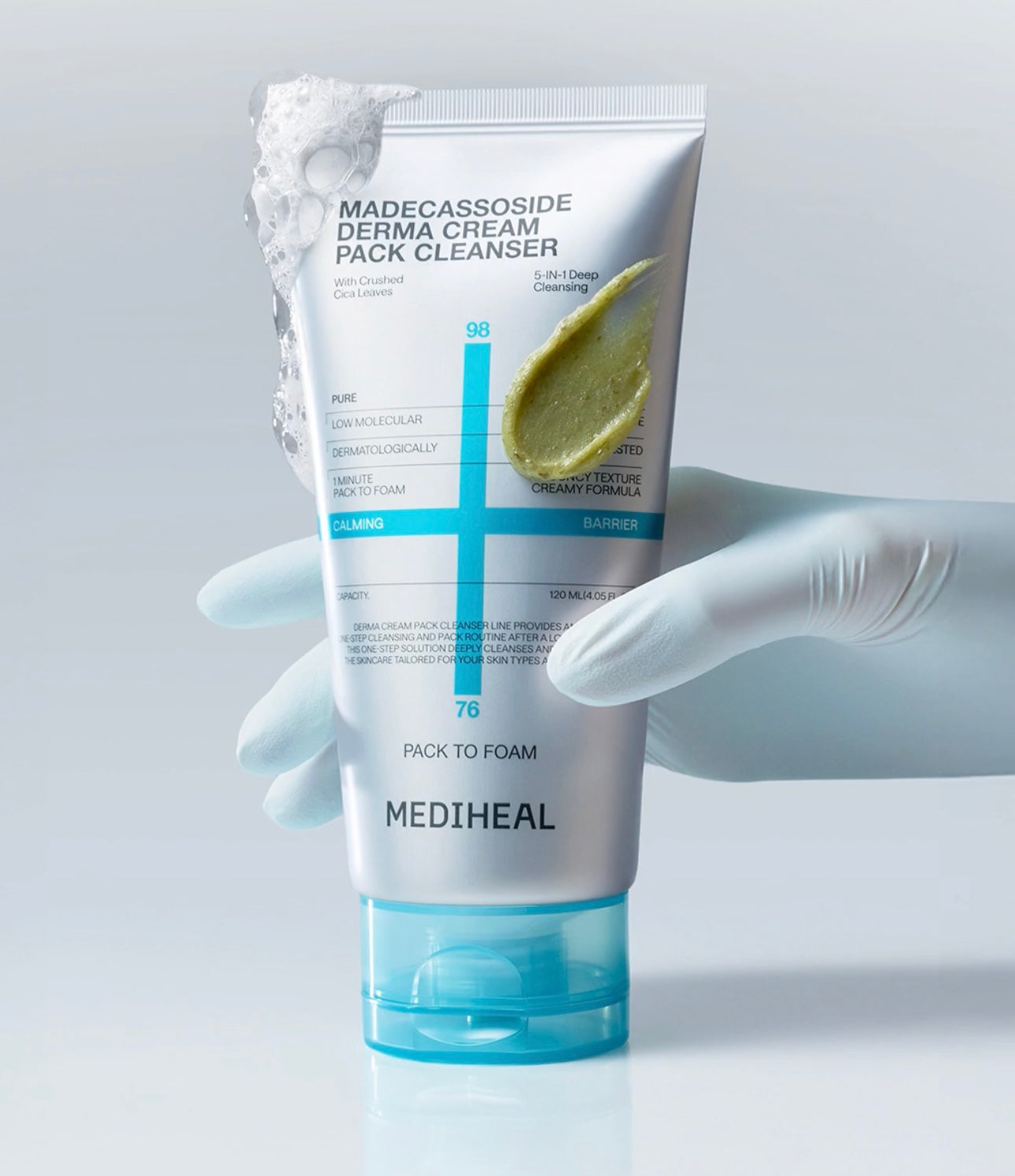 MEDIHEAL積雪草玫瑰煥膚面膜潔面二合一 ✨MEDIHEAL Derma Cream Pack Cleanser | 一次潔面、五重功效 💫