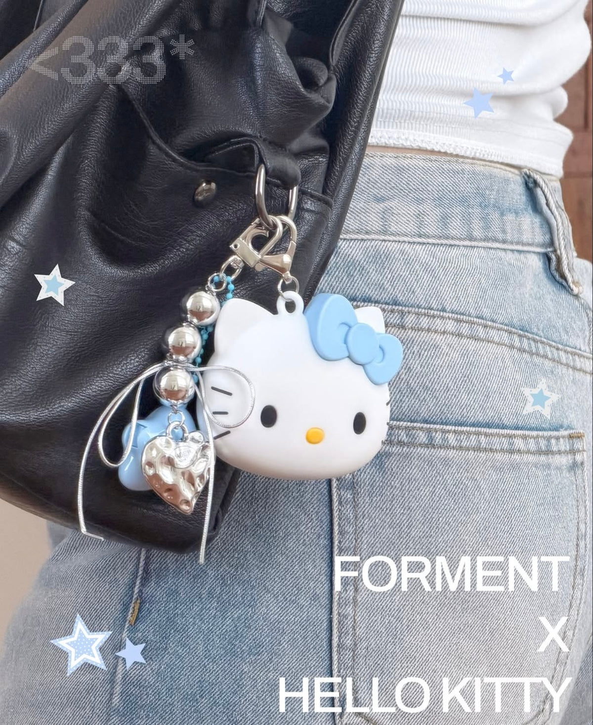 送立體矽膠鑰匙圈保護套 🎀 少女心爆棚！FORMENT x Hello Kitty 聯名限定隨身固體香膏🎀