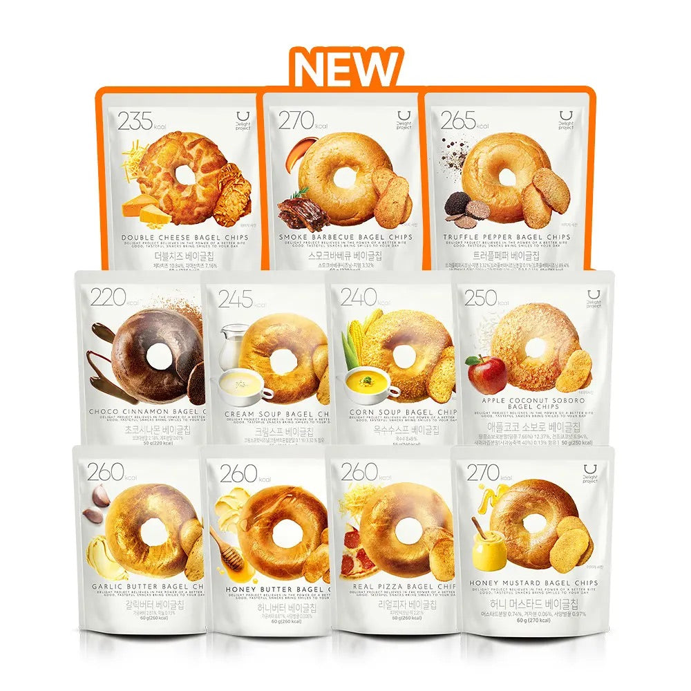 共11款口味✨Delight Project低卡貝果脆片💫