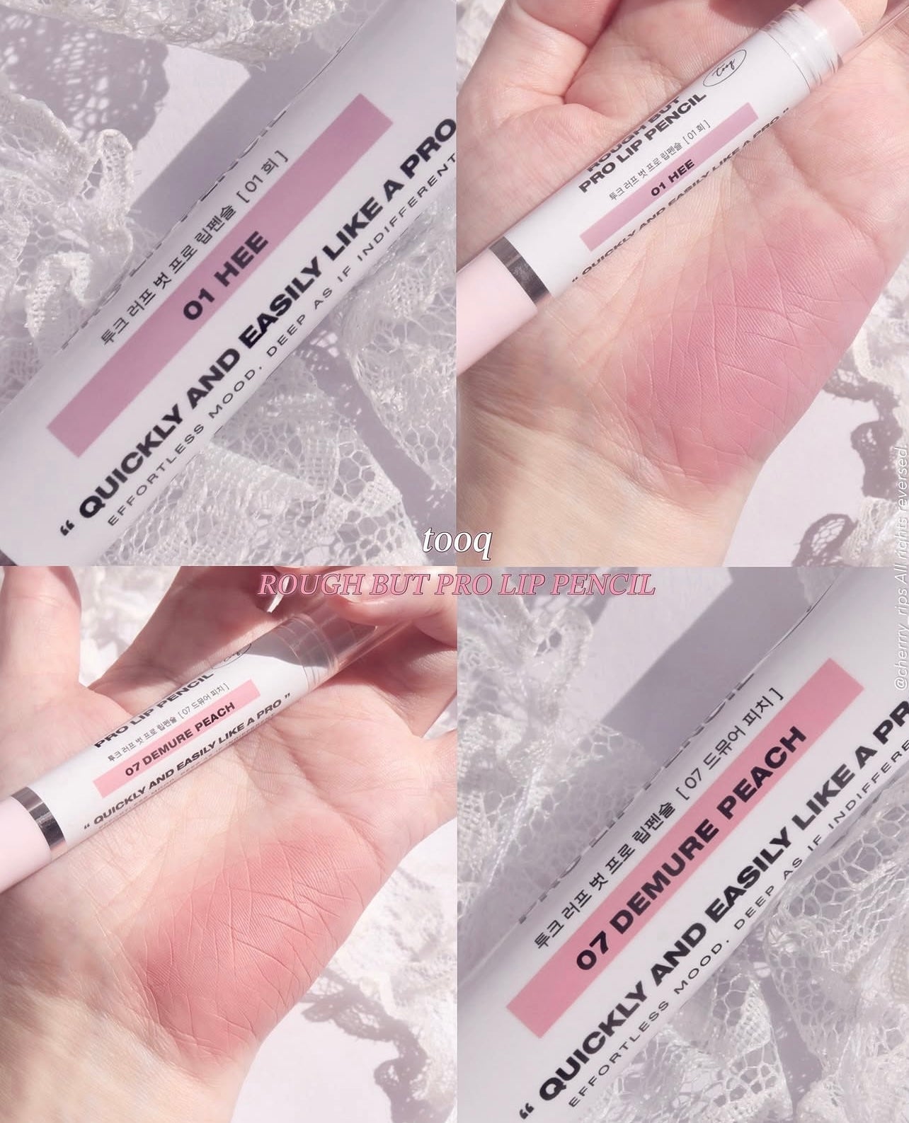 TOOQ 繪色大師專業雙頭唇線筆💫TOOQ Rough But Pro Lip Pencil💖