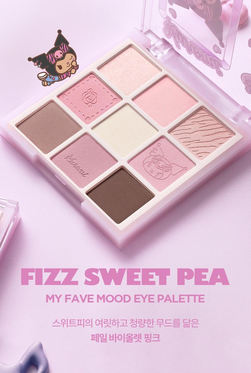 送鏡仔匙扣✨Holika Holika Sanrio Edition My Fave Mood Eye Palette9色眼影盤💖