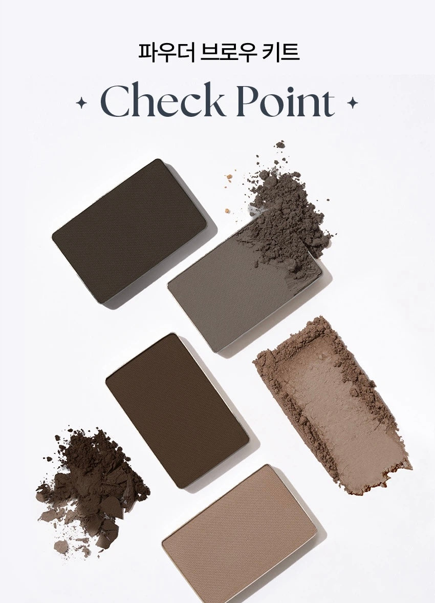 一盤多用、CP值簡直高到破表🔥！TAG 雙色立體自然野生眉眉粉盤🤎TAG Powder Brow Kit
