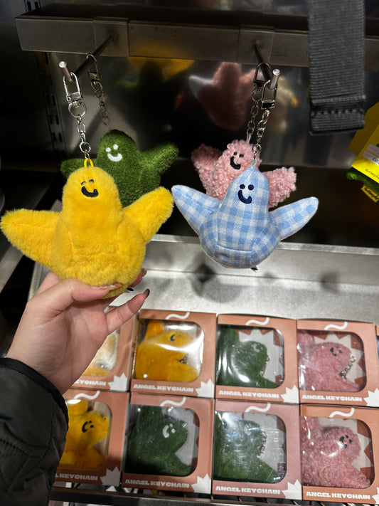 韓國連線6/3截🇰🇷～小飛人Wacky Willy Angel 天使公仔鑰匙扣🪽