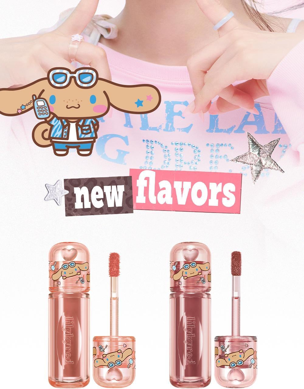 送Sanrio 晶透化妝包✨lilybyred 鮮榨謊言水光唇釉