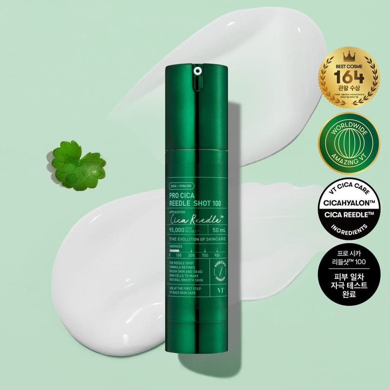 消炎修復 加強舒緩🌿VT 積雪草塗抹式微針精華100/300/700 針 |VT Pro Cica Reedle Shot 100/300/700