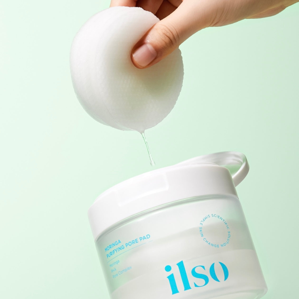 Ilso辣木籽緊緻毛孔修護棉片🫧| ilso Moringa Purifying Pore Pad🩵