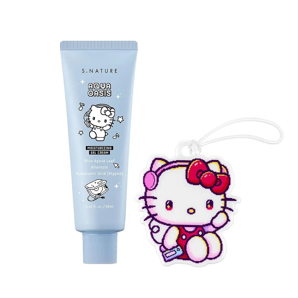 送Hello Kitty 行李牌✨韓妹口袋隱藏款！S.NATURE「水庫級」保濕凝膠面霜