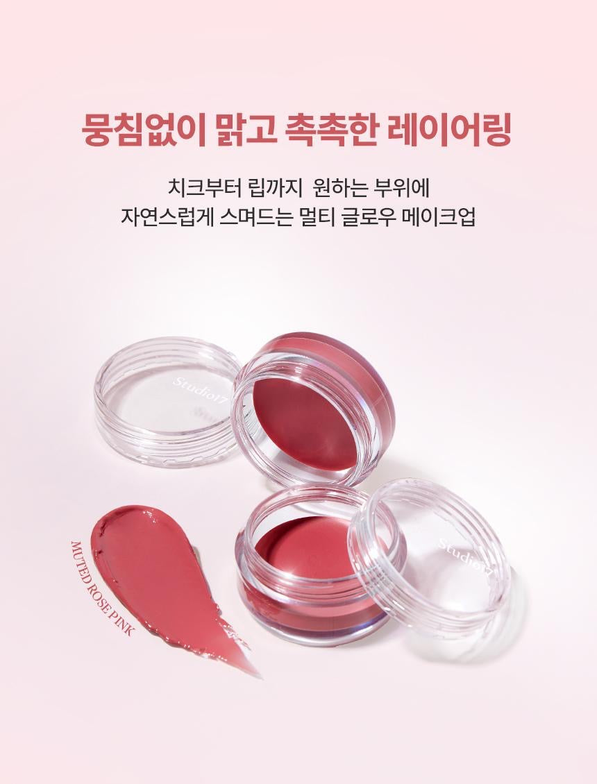 送腮紅膏✨太妍推薦款⭐️一刷多用✨STUDIO17 專業級雙頭化妝刷💖| DUAL SILICONE BLUSH BRUSH