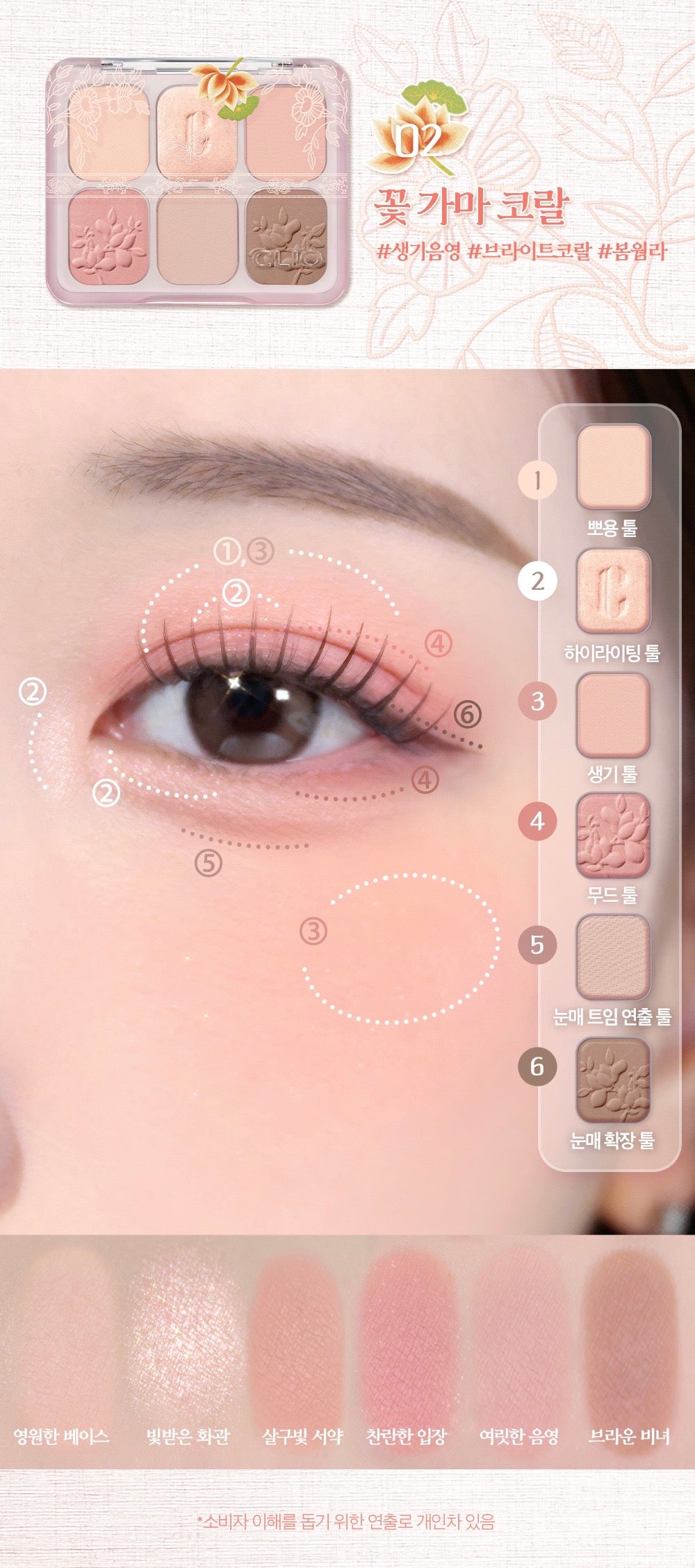 加贈福袋吊飾 ✨CLIO x 王室典藏版 六色精選眼影盤| CLIO MUSE MASTER PALETTE