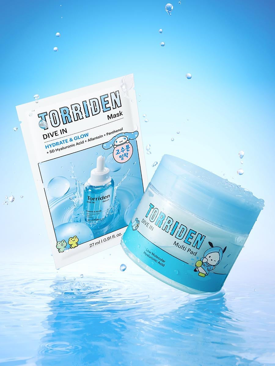 送棉片收納盒✨懶人極速保濕🩵|Torriden 5D 低分子透明質酸補濕爽膚棉💦Torriden DIVE-IN Low Molecule Hyaluronic acid Multi pad