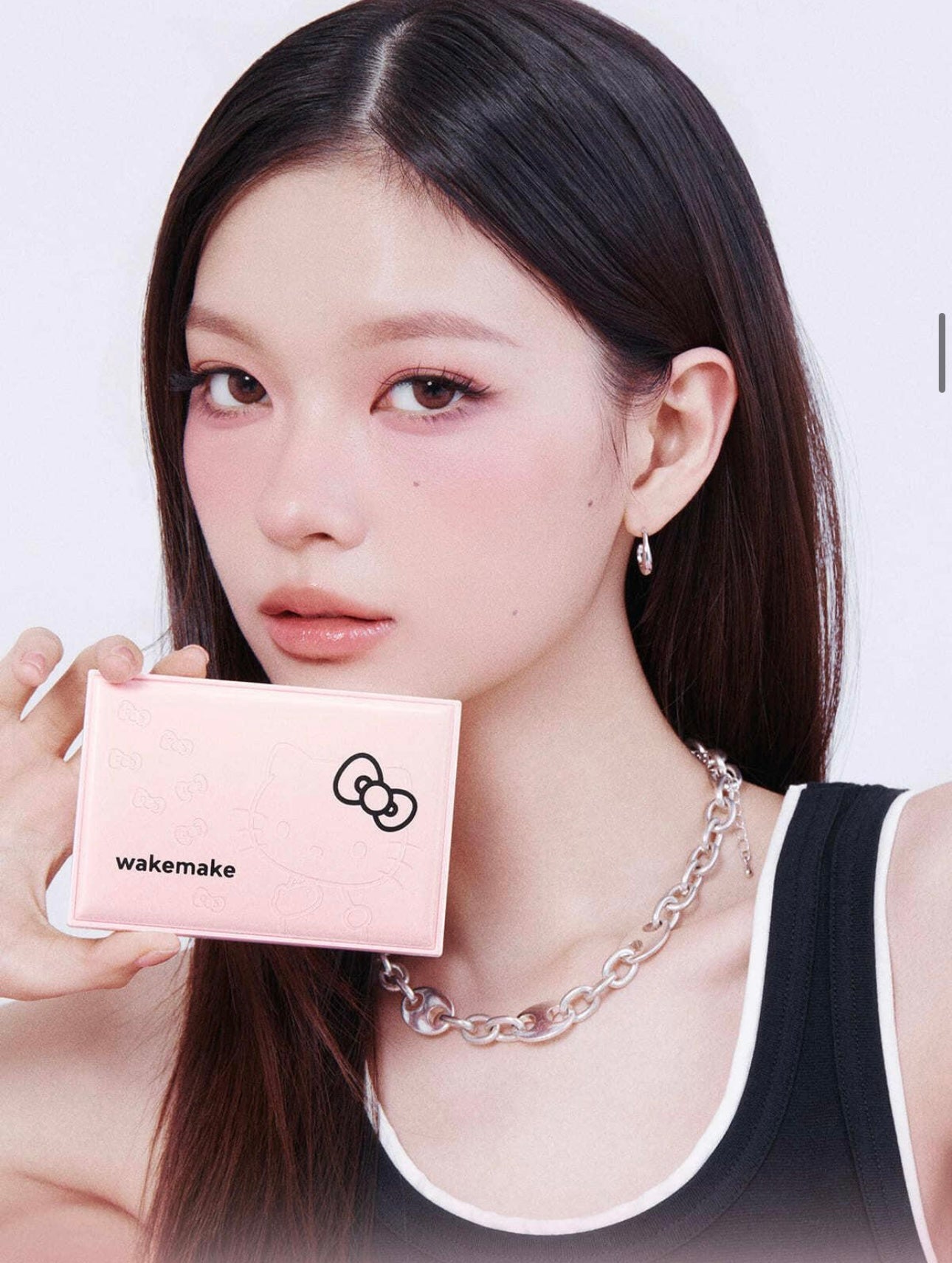 🖤 WAKEMAKE X Hello Kitty Black Edition 聯名彩妝全系列✨16色眼影盤Soft Blurring Eye Palette