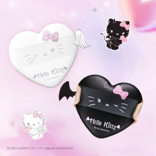 Fillimilli x Hello Kitty 惡魔與天使系列 心心粉撲5個裝👼🏻