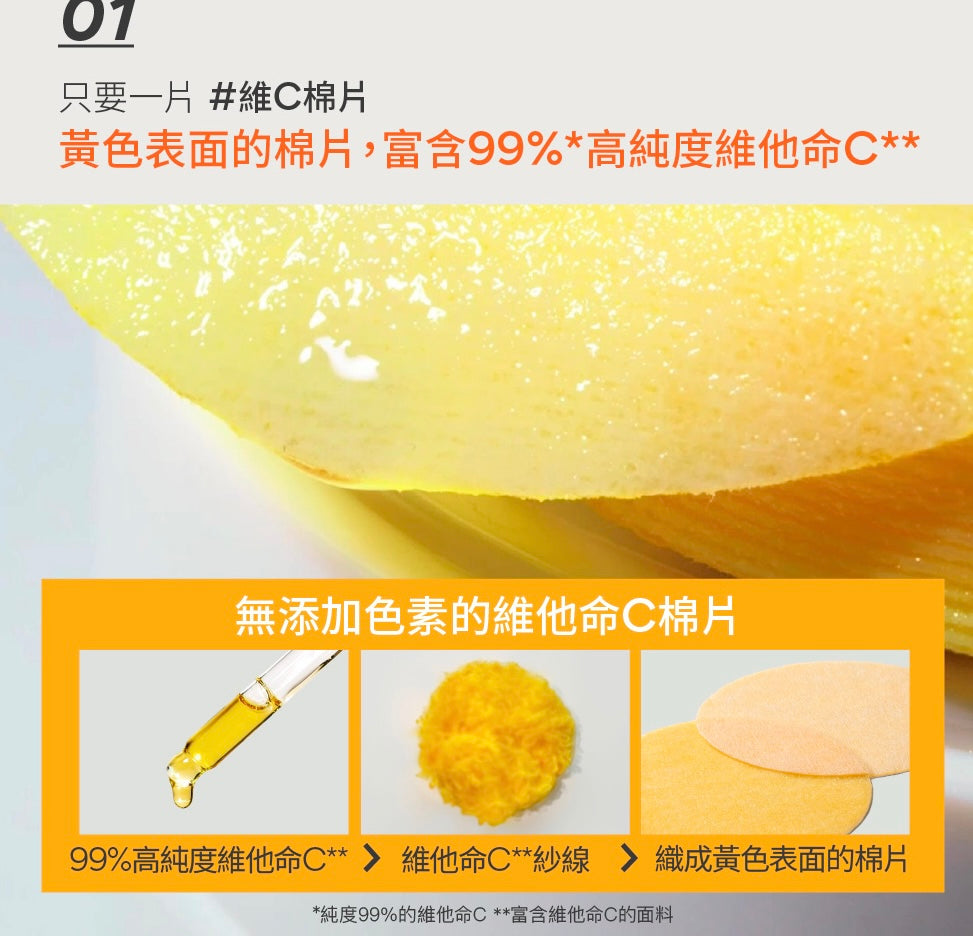 INNISFREE 維他命C淨亮棉片| INNISFREE VITAMIN C BRIGHTENING ENZYME PAD🧡