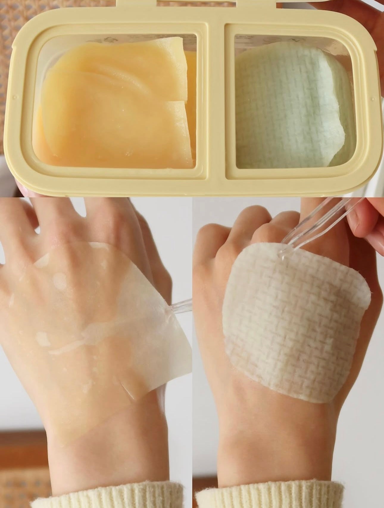 Dalba 雙效超導微脂體膠原精華二合一棉片💛💚 Dalba DOUBLE QUICK LIPOSOME SERUM MASK PAD