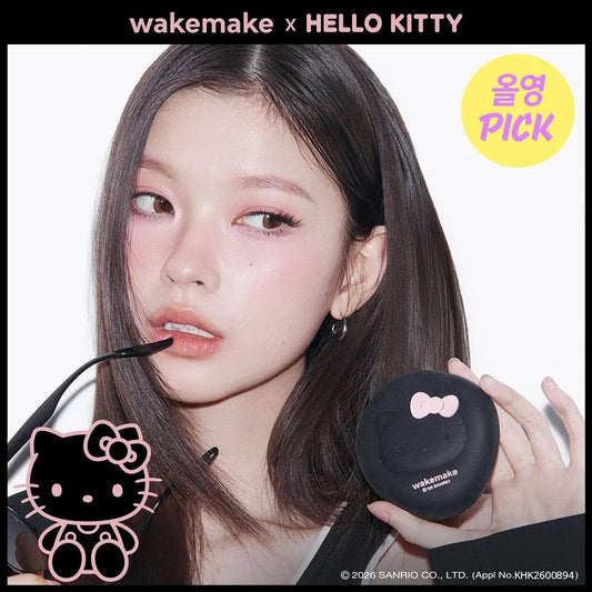 WAKEMAKE X Hello Kitty Black Edition 聯名彩妝全系列✨ WAKEMAKE 水光瓷肌塗層膏粉底✨Water Glow Coating Balm