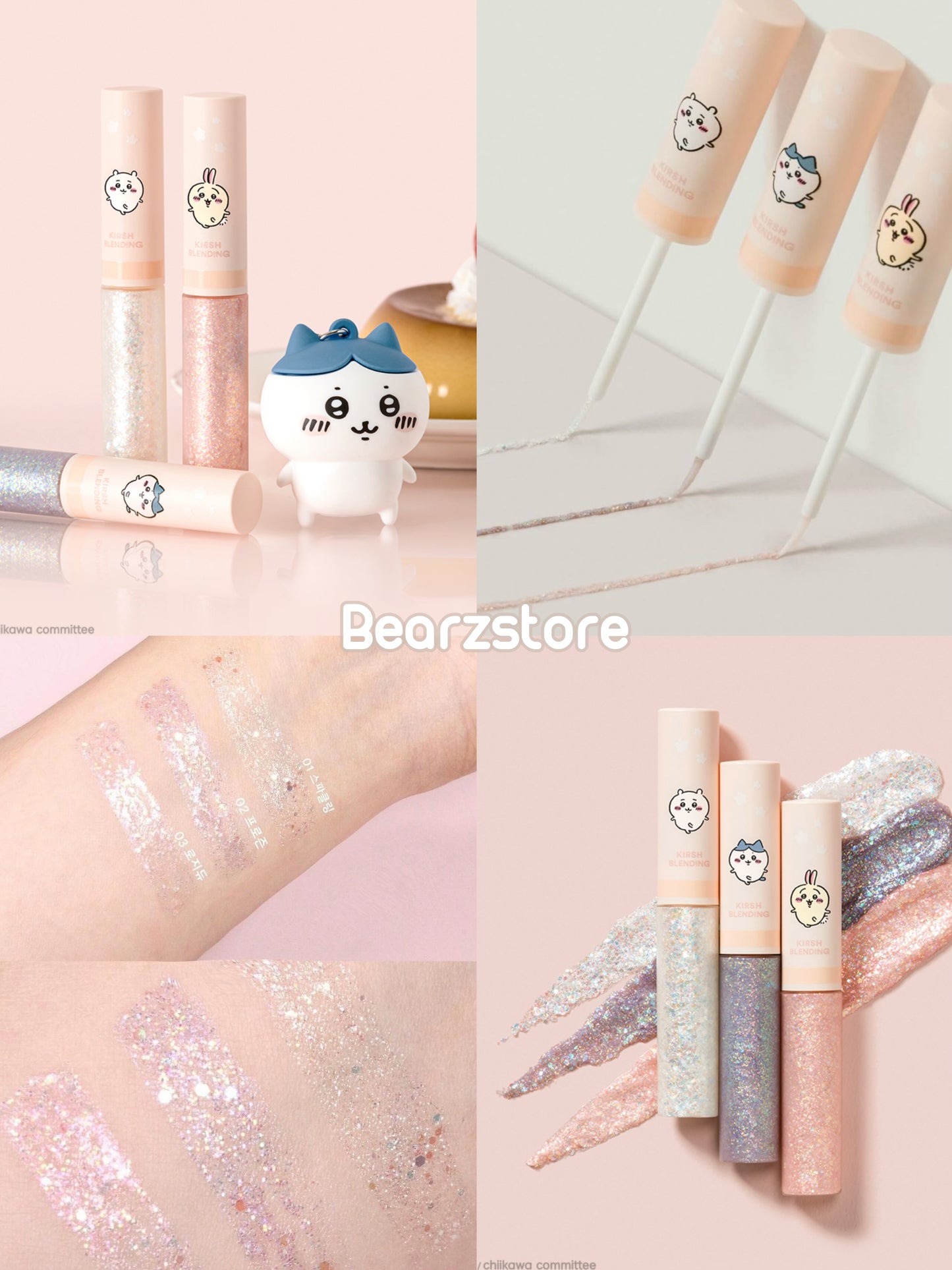 限時接單🙌🏻|KIRSH BLENDING  x CHIIKAWA 限定霧面唇釉 & 眼影液筆| COTTON CLOUD LIP TINT & EYES DEW GLITTER GEL✨