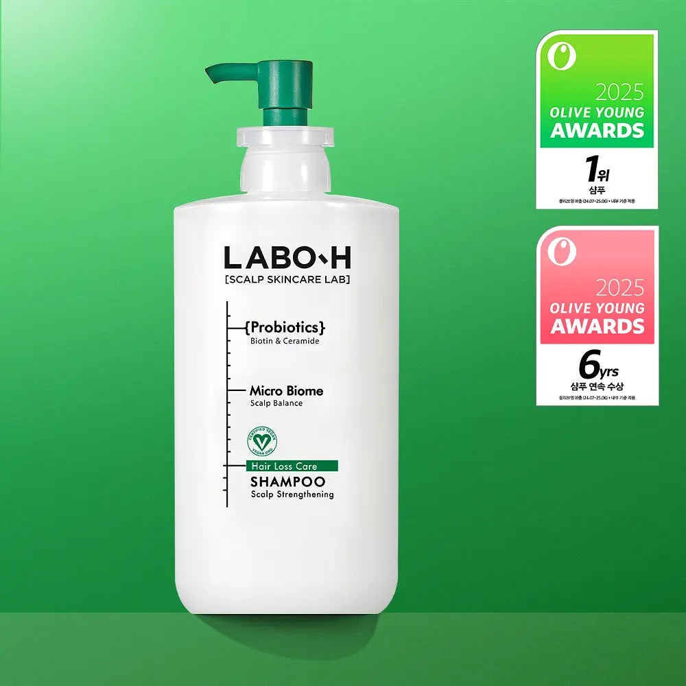巨量裝✨LABO-H HAIR LOSS RELIEF SHAMPOO專利益生菌防脫洗髮水🪄