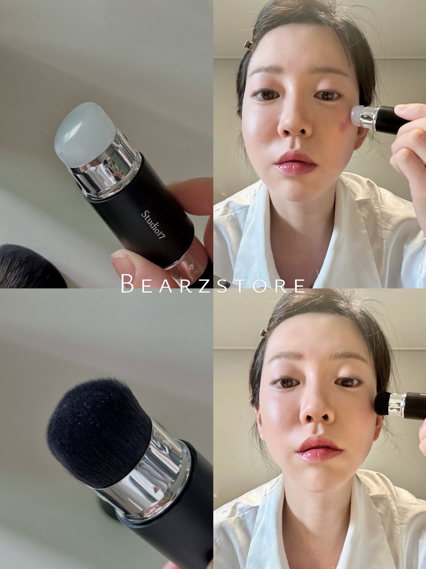 一刷多用✨STUDIO17 專業級雙頭化妝刷💖| DUAL SILICONE BLUSH BRUSH