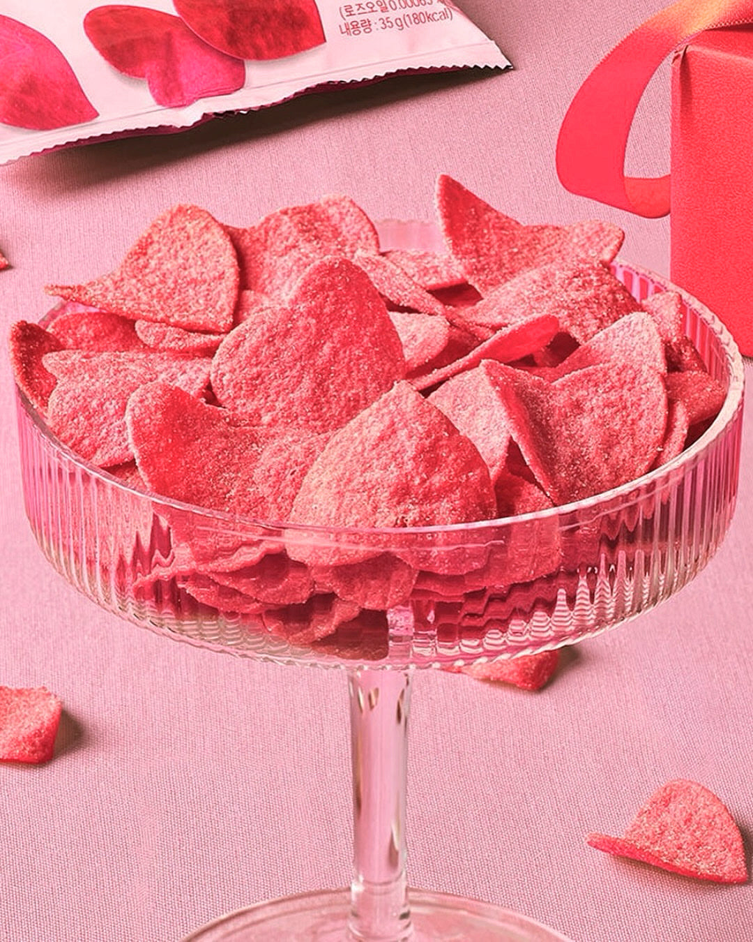 只接一團！韓國季節限定新品✨ Pringles品客唯美心型薯片💕夢幻玫瑰雲呢拿味🌹