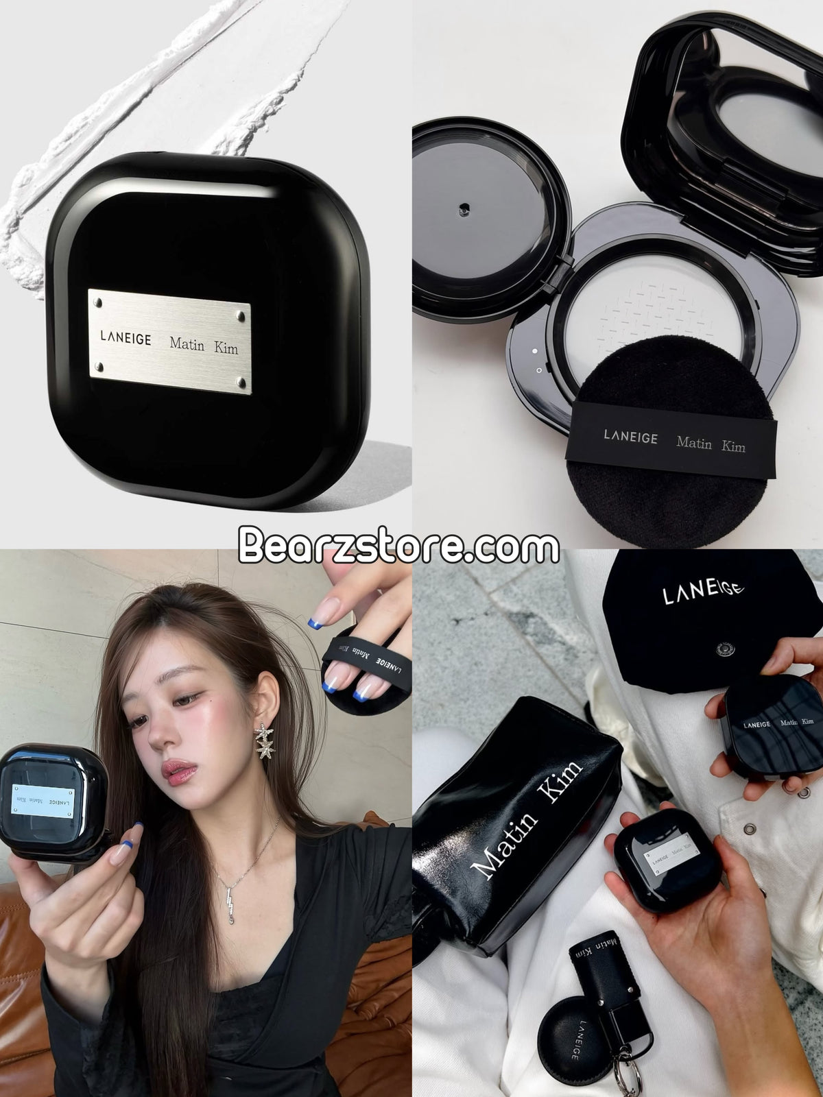 送極限黑化妝包 ✨ Laneige × Matin Kim 超持妝三效氣墊柔焦蜜粉