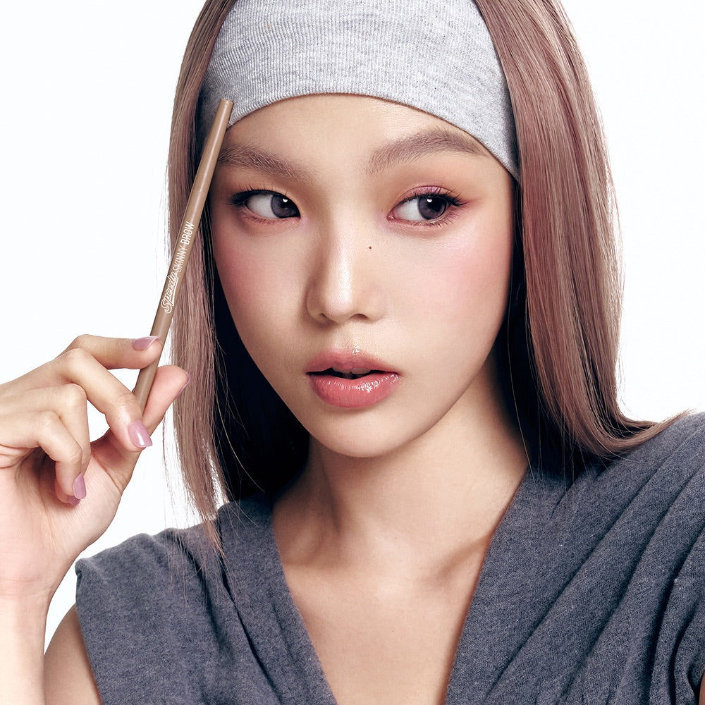 1+1套裝✨Peripera x 土豆熊纖細自然持久雙頭眉筆| Peripera Speedy Skinny Brow SET〰️