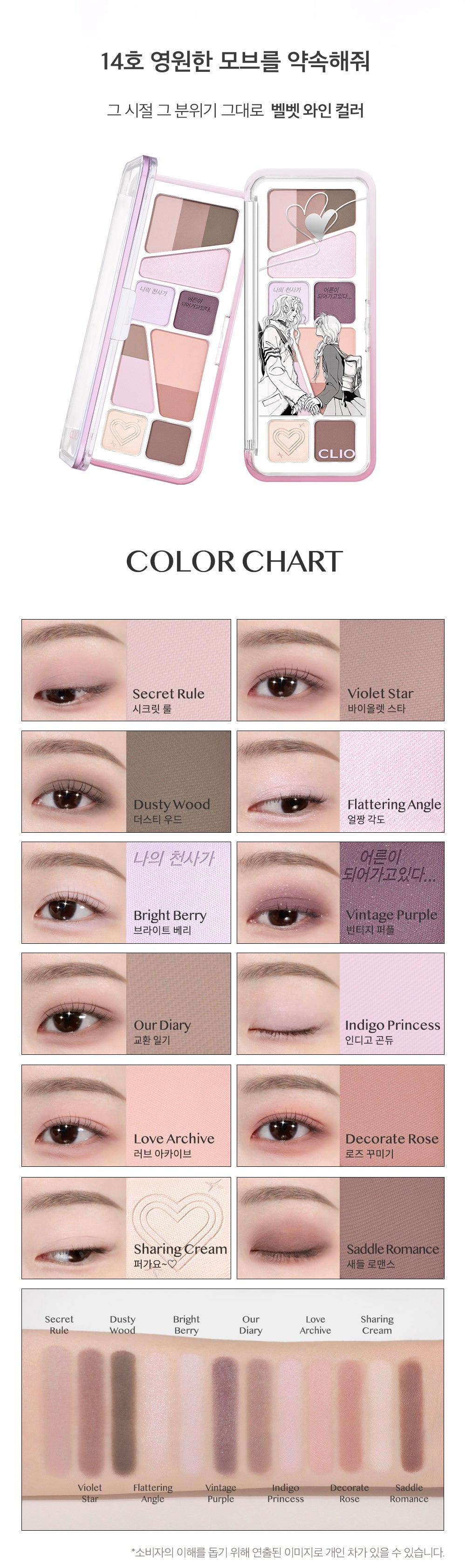 Clio Pro Eye Palette Unplugged Boy Collabration