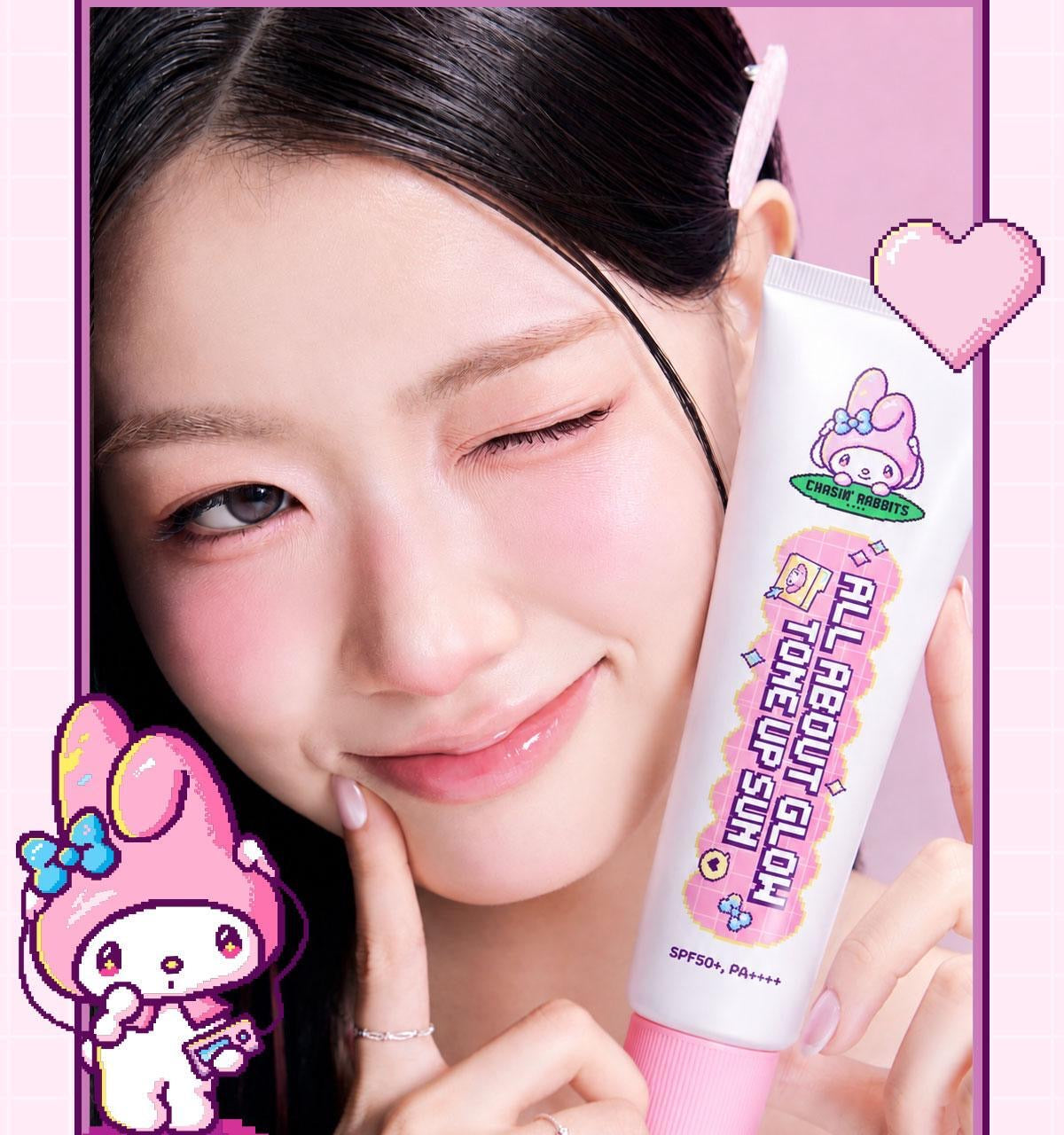 多送10ml+ 鏡仔匙扣 ✨CHASIN RABBITS 微光素顏防曬霜🐰🌸