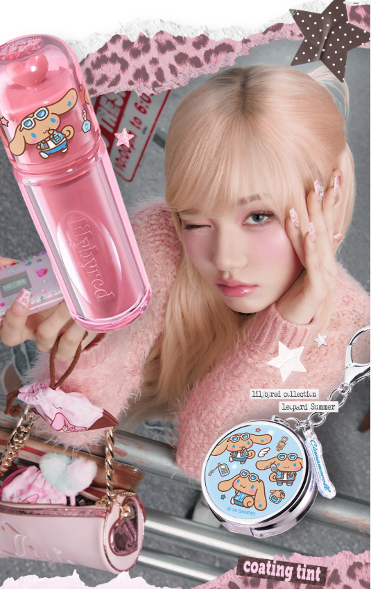 送玉桂狗收納匙扣✨知名美妝大師Cococho 共同開發✨韓國人氣彩妝品牌 lilybyred 蓬蓬果凍玻璃唇水光唇釉✨💖