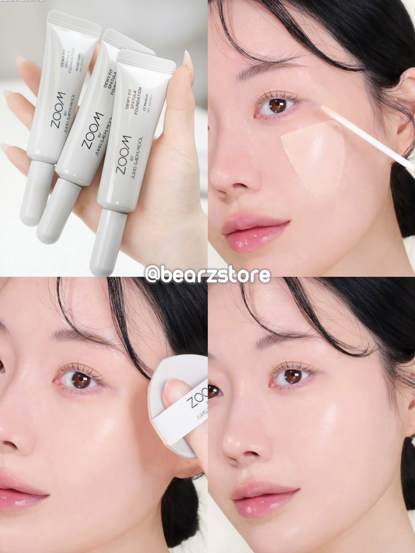 首次同韓國Daiso聯名合作 韓國超級熱賣🔥ZOOM BY JUNG SAEM MOOL 光透持妝刮刀粉底液 SPF30/PA++✨