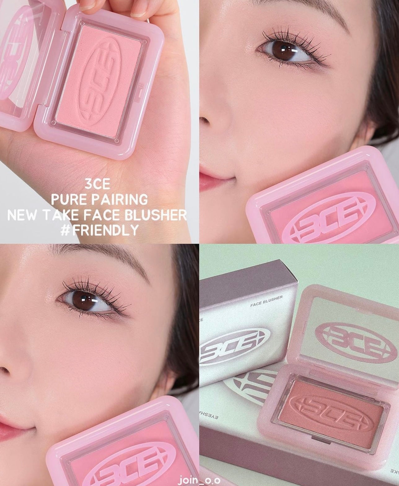 夏日多巴胺☀️| 3CE New Take Face Blusher Pure Pairing Edition 元氣果凍方塊腮紅🔮