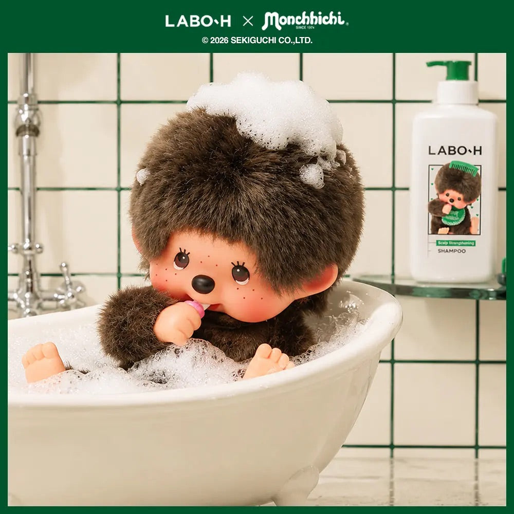 送Monchhichi 收納包💚LABO-H HAIR LOSS RELIEF SHAMPOO專利益生菌防脫洗髮水🪄