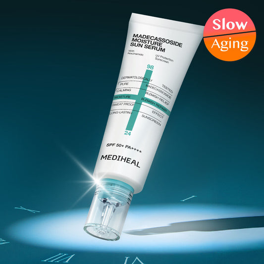 1+1套裝✨MEDIHEAL積雪草修護水感防曬精華 SPF50+ PA++++🩵