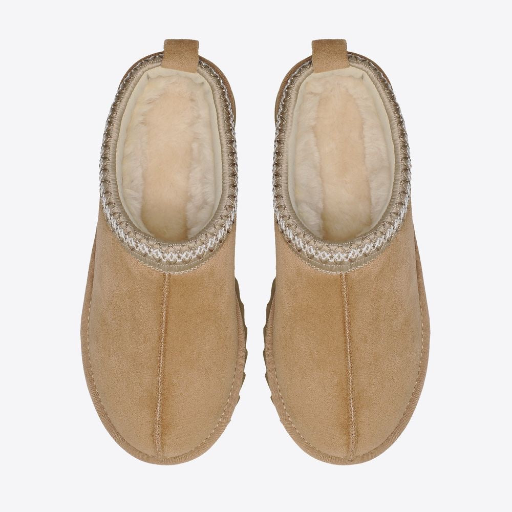 冬季保暖不臃腫🔥 韓國品牌SHOOPEN 鯊魚底暖絨厚底套腳鞋| 冬日OOTD必備💫