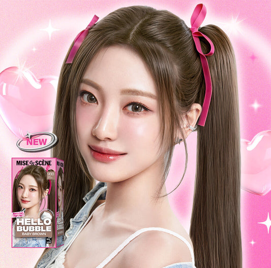 共21色✨Aespa Pick！Mise en scène New Hello Bubble 霧感系列泡泡染髮劑🫧 在家輕鬆染出韓系氛圍感💖