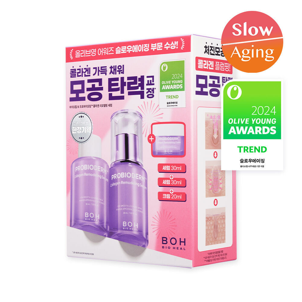 送面霜💜BIOHEAL BOH 益生菌膠原蛋白重塑紋理精華| PROBIODERM™ COLLAGEN REMODELING SERUM
GEOBIODER