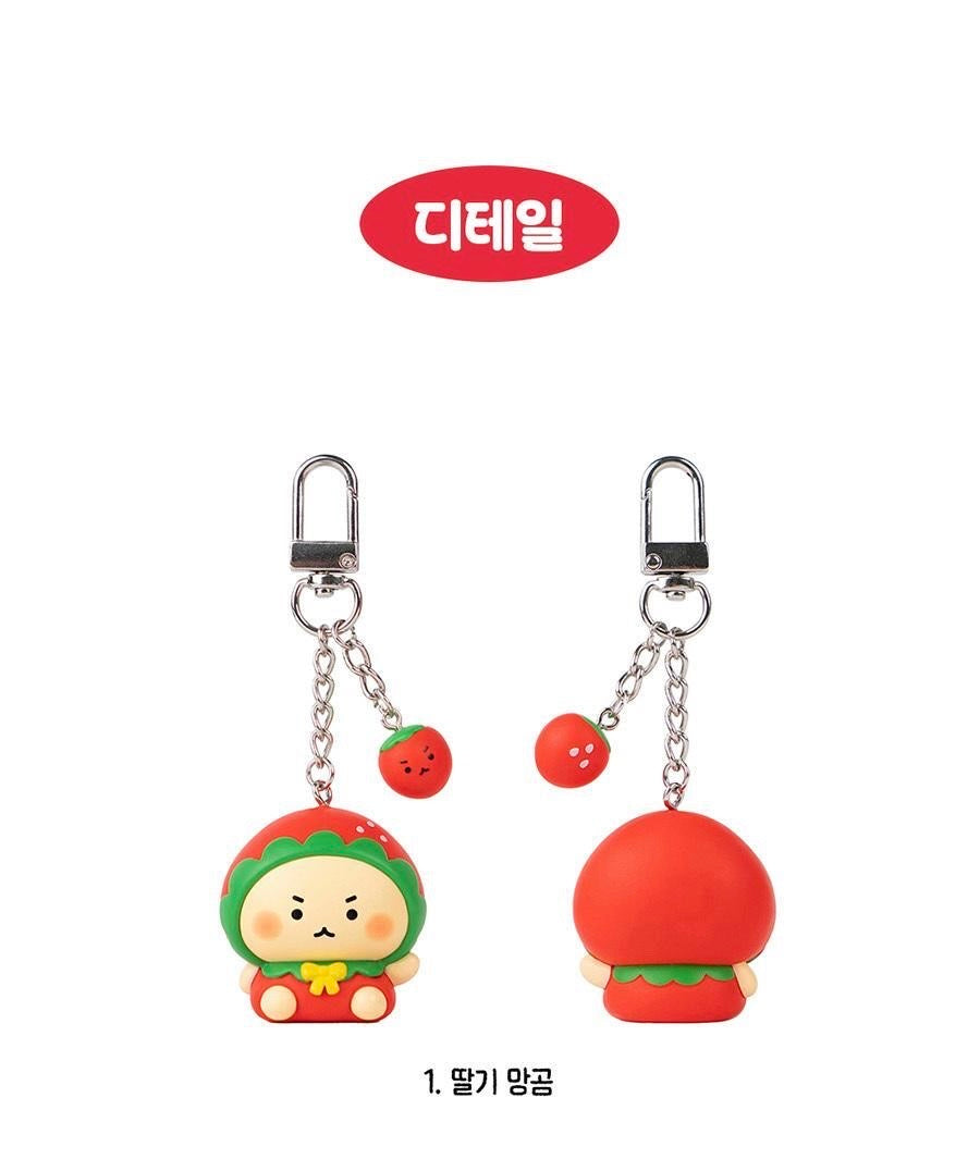 甜美聯名韓國人氣角色土豆熊x OLIVE YOUNG隨機盲盒掛件鑰匙扣✨