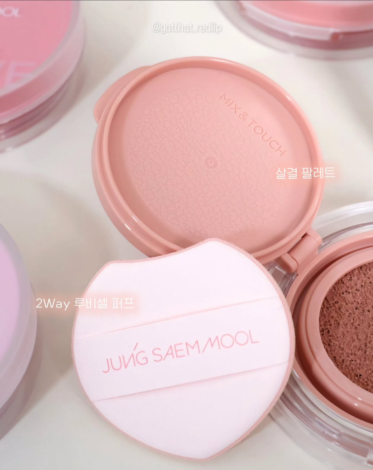 爆款單品💖JUNG SAEM MOOL鄭瑄茉水彩畫家氣墊腮紅 Artist Cushion Blush | 韓系清透水彩妝必備🎨