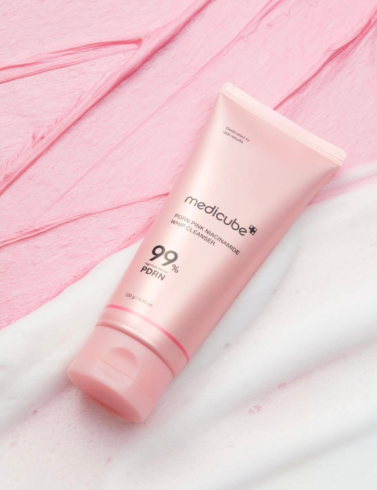 Medicube PDRN粉紅煙酰胺拉絲潔面乳💖溫和修護 × 亮白淨膚✨| Medicube PDRN Pink Niacinamide Whip Cleanser