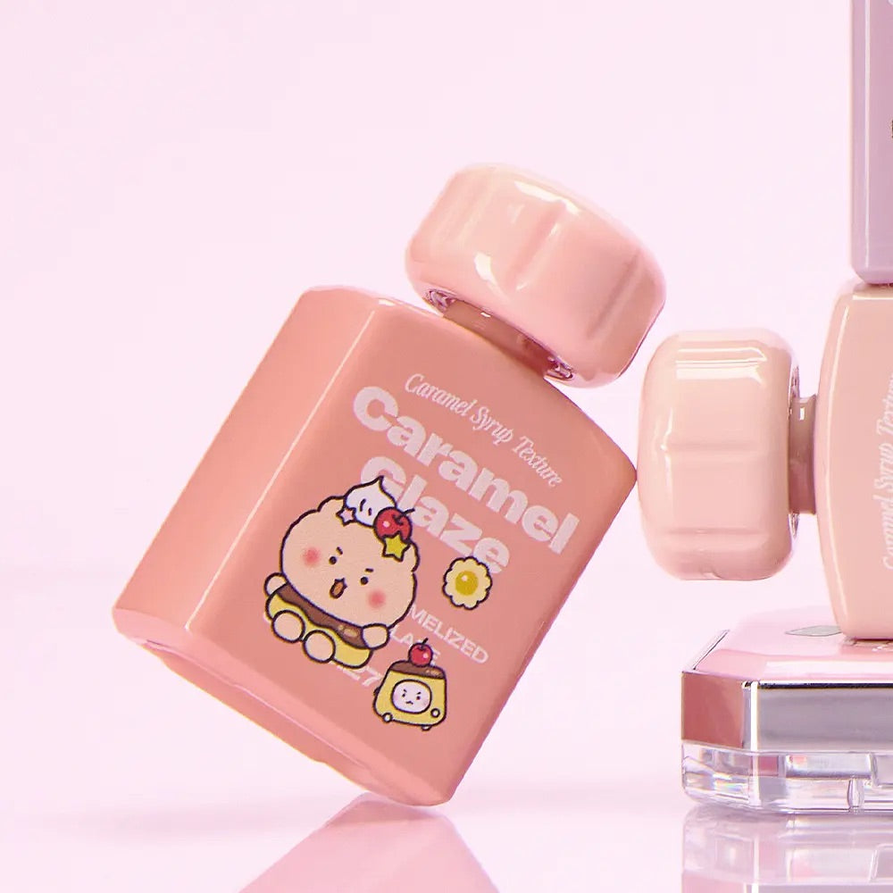 送mini唇釉✨韓國小眾彩妝Alternative Stereo x 土豆熊 Lip Potion Caramel Glaze自然立體焦糖水潤唇釉🌹