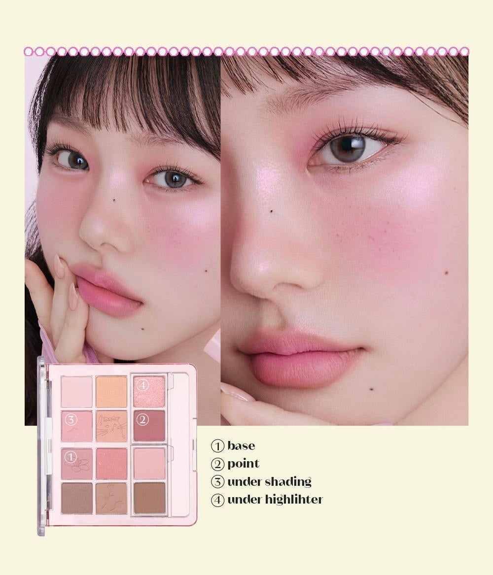 Etude X Bloomingtale 12色眼影盤My Best Tone Eye Palette🐱