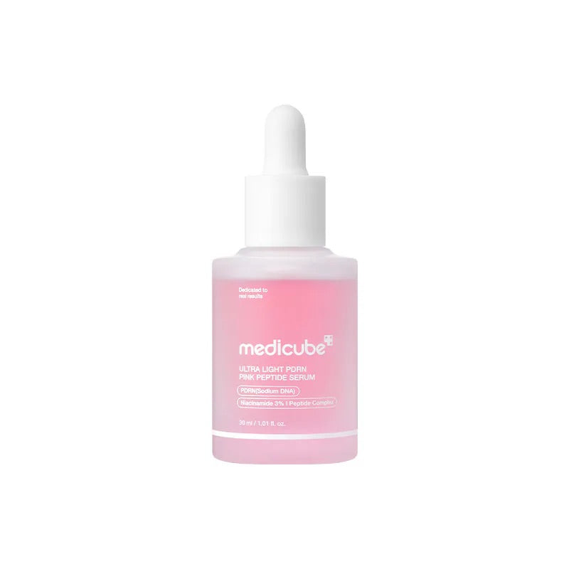 一瓶喚醒肌膚彈潤光澤✨ MEDICUBE 粉紅胜肽水感精華💝 MEDICUBE ULTRA LIGHT PDRN PINK PEPTIDE SERUM