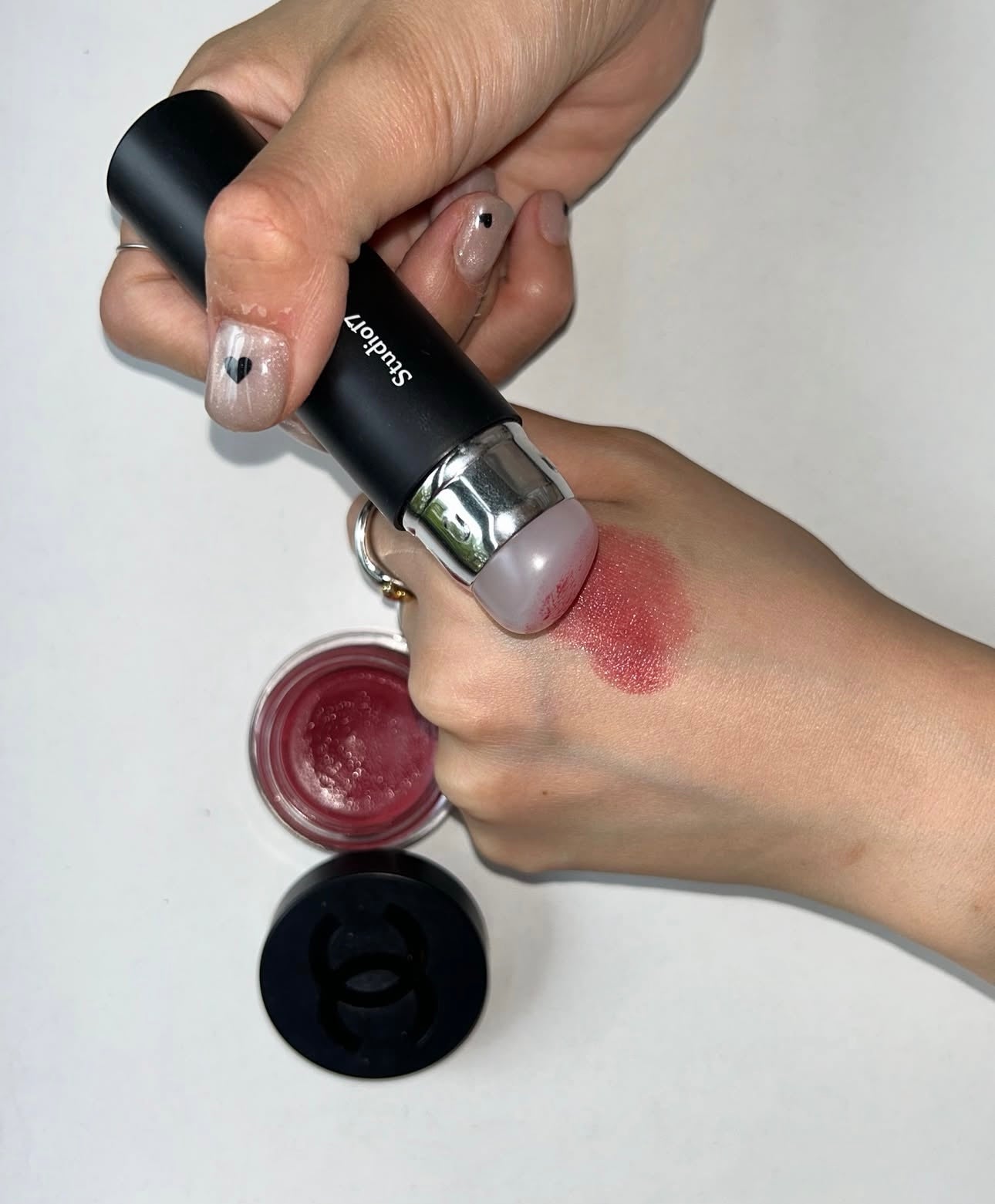 一刷多用✨STUDIO17 專業級雙頭化妝刷💖| DUAL SILICONE BLUSH BRUSH