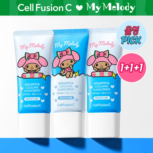 Cell Fusion C x Sanrio 限量版 清爽涼感水潤防曬💦| Cell Fusion C Aquatica Cooling Sunscreen SPF50+ PA++++