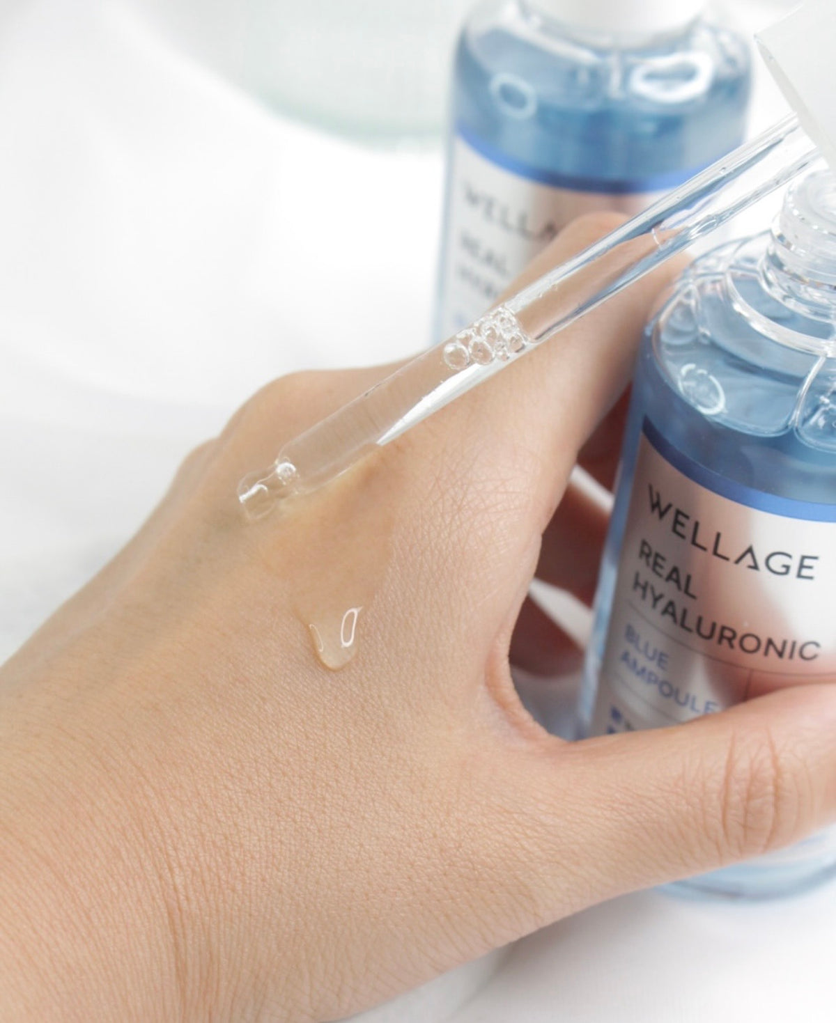 Wellage 100%高濃縮透明質酸保濕精華🫧| Wellage Real Hyaluronic Blue Ampoule💦