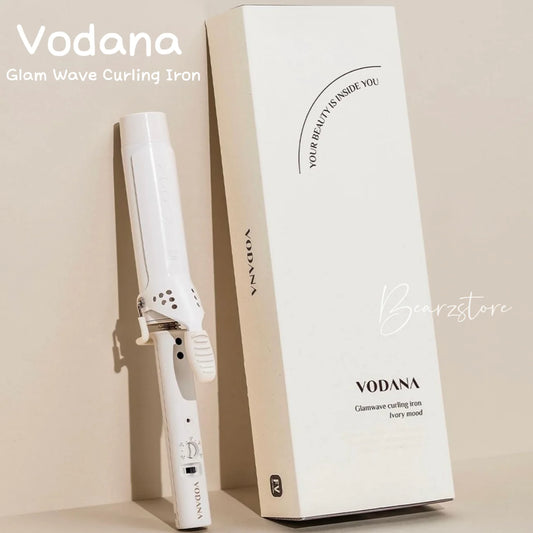 打造溫柔女神水波紋🙋🏼‍♀️VODANA Glam Wave Curling Iron 36mm - #Ivory Mood 陶瓷負離子捲髮棒 限量版象牙白🤍