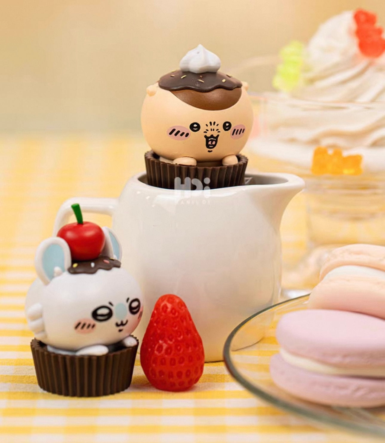 韓國限定🇰🇷chiikawa杯子蛋糕盲盒迷你擺件✨