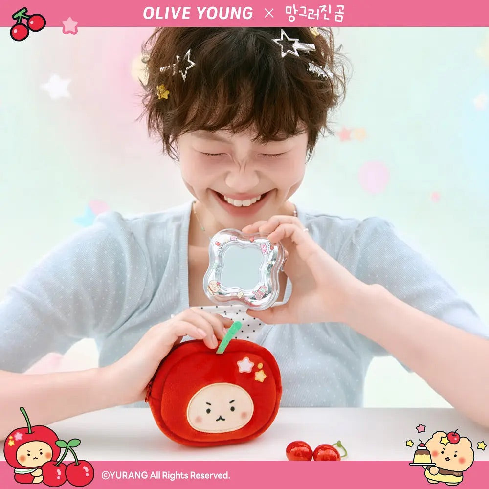 送土豆熊化妝包 ✨Etude × 土豆熊聯名 濾鏡感水光肌氣墊套裝🩵